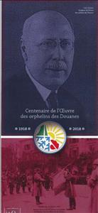 Booklet, Centenary of the Work of the Customs Orphans Charity, Personalized and Private Mail Stamps,  , Charity, Children, Customs, Famous People