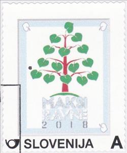 Stamp, Maksi Ravne 2018, Personalized and Private Mail Stamps,  , Philatelic Exhibitions, Philately, Trees