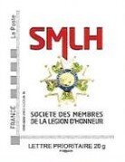 Stamp, SMLH Societe des Membres de La Legion d'Honneur, Personalized and Private Mail Stamps,  , Medals and Marks of Honour