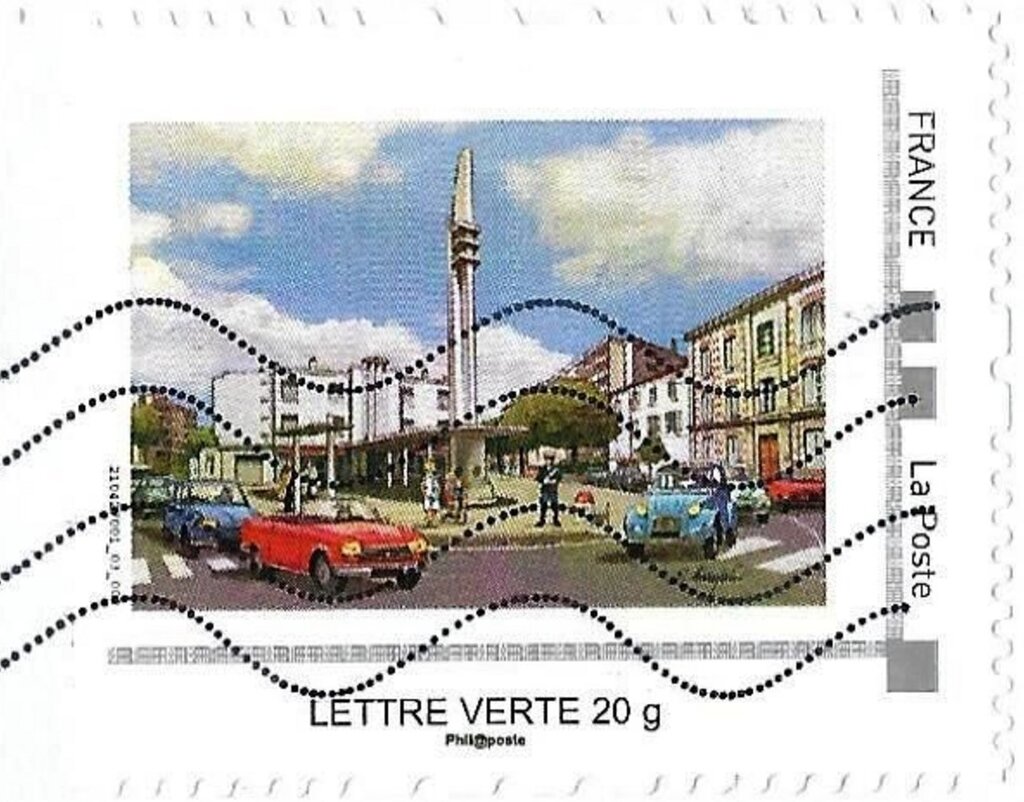 Valence Route Nationale RN7, Cars - Peugeot 204 Citroen 2CV