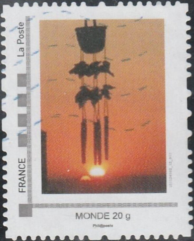 Wind Chimes at Sunset