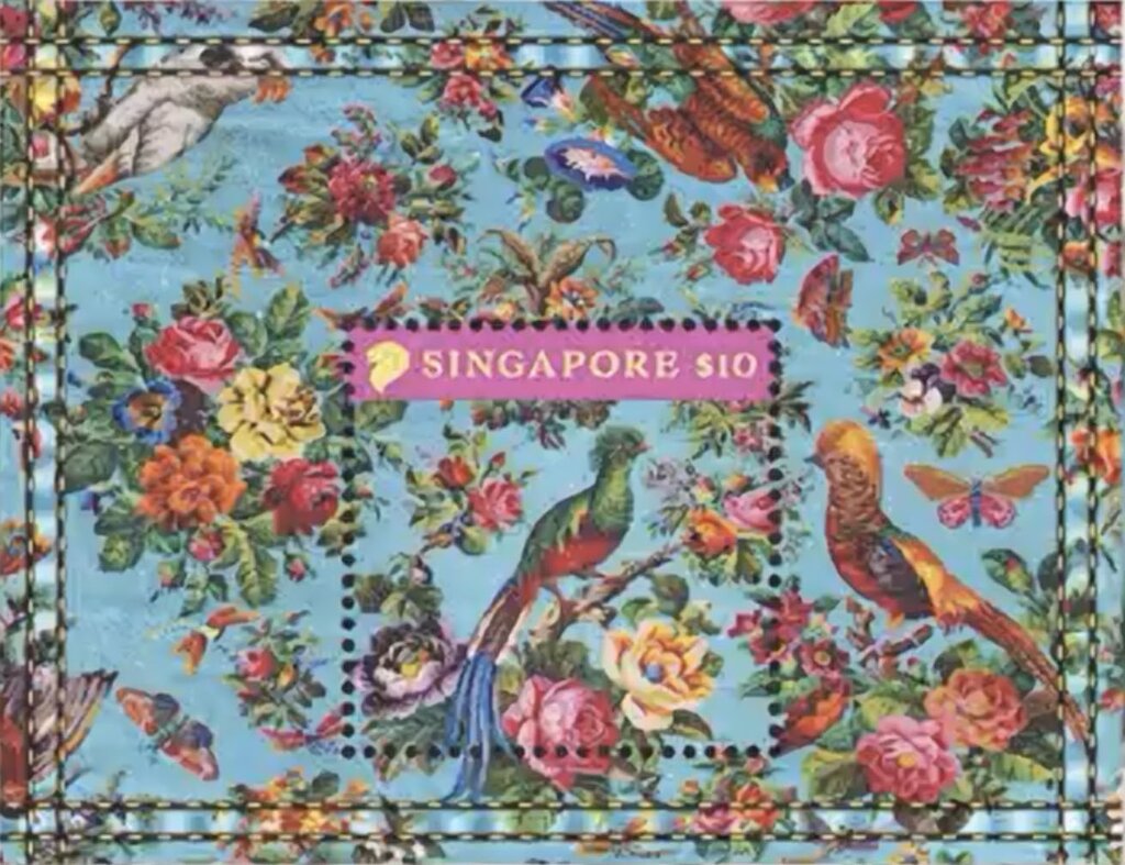 Peranakan Beaded Table Cover