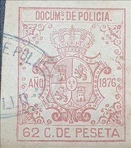Stamp, Policia no. 163, Spanish West Indies,  , Coats of Arms