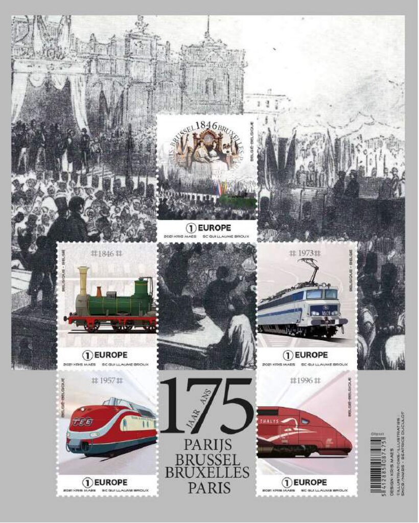 Paris-Brussels Rail Connection, 175th Anniversary