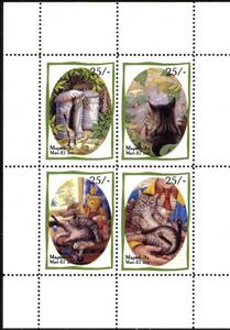 Mini Sheet, Cats, Cinderellas,  , Animals (Fauna), Cats, Mammals