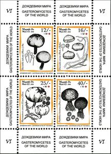 Mini Sheet, Mushrooms VI, Cinderellas,  , Mushrooms