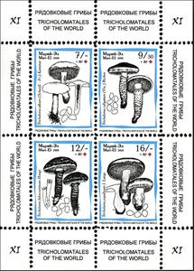 Mini Sheet, Mushrooms XI, Cinderellas,  , Mushrooms