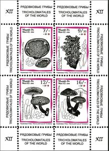 Mini Sheet, Mushrooms XII, Cinderellas,  , Mushrooms