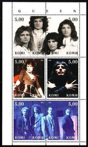 Mini Sheet, Queen, Cinderellas,  , Famous People, Musicians, Singers