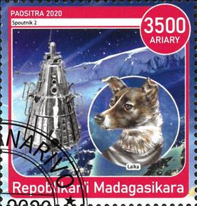 Stamp, Spoutnik 2, Cinderellas,  , Spacecrafts