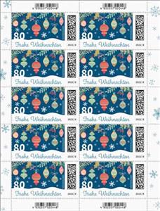 Mini Sheet, Christmas Ornaments, Germany, Federal Republic,  , Christmas