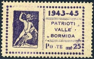 Stamp, Theseus (Patriots Valle Bormida), Italy,  , Mythology