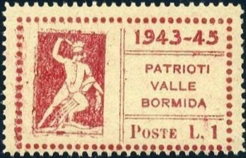 Stamp, Theseus (Patriots Valle Bormida), Italy,  , Mythology