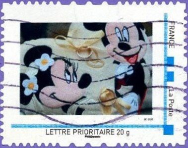 Stamp, Wedding Rings at Disneyland, Personalized and Private Mail Stamps,  , Amusement Parks, Disney, Jewelery, Weddings