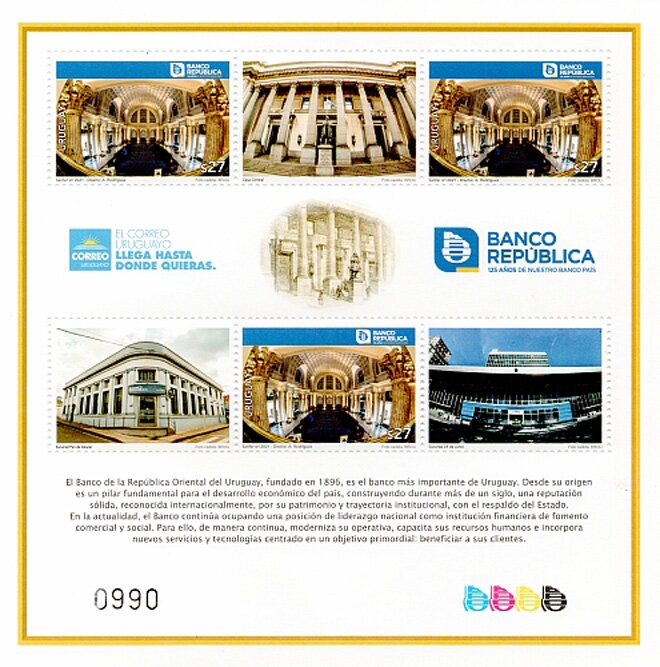 Bank of the Republic of Uruguay, 125th Anniversary