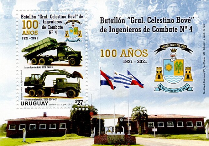 Celestino Bové Combat Engineer Batallion Number 4, Centenary