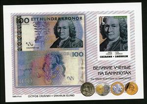 Souvenir Sheet, Banknotes, Cinderellas,  , Banknotes, Famous People