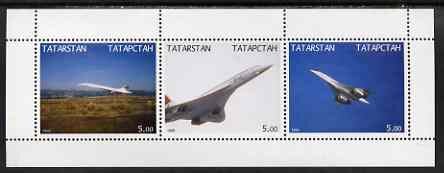 Mini Sheet, Concorde, Cinderellas,  , Aircraft