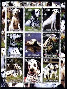 Mini Sheet, Dalmatian, Cinderellas,  , Animals (Fauna), Dogs, Mammals