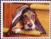 Stamp, Dog, Cinderellas,  , Animals (Fauna), Dogs, Mammals