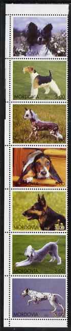 Se-tenant, Dogs, Cinderellas,  , Animals (Fauna), Dogs, Mammals