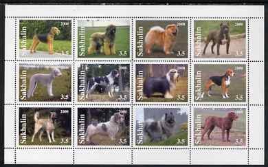 Mini Sheet, Dogs, Cinderellas,  , Animals (Fauna), Dogs, Mammals