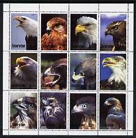 Mini Sheet, Eagles, Cinderellas,  , Animals (Fauna), Birds, Eagles