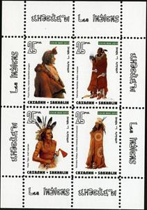 Mini Sheet, Les Indiens, Cinderellas,  , People