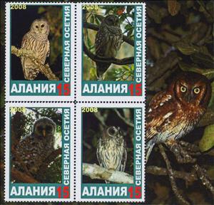 Mini Sheet, Owls, Cinderellas,  , Animals (Fauna), Birds, Owls