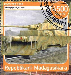 Stamp, Panzerjagerwagen BP44, Cinderellas,  , Tanks