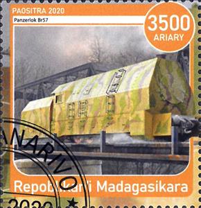 Stamp, Panzerlok BR57, Cinderellas,  , Tanks