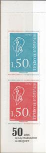Booklet Pane, Marianne de Béquet 50 Years (Issue for 2021 Autumn Salon), France,  , Women