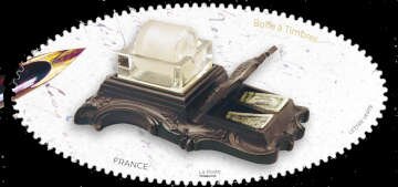Stamp, Postage Stamp Boxes, France,  