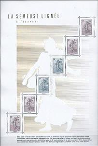 Souvenir Sheet, Semuse Lignée (Issue for 2021 Autumn Salon), France,  , Women