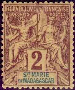 Stamp, Type Groupe, French Colonies,  