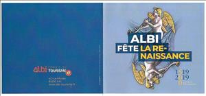 Souvenir Sheet, Albi celebrates the Renaissance. 500 years, Personalized and Private Mail Stamps,  , Anniversaries and Jubilees, Churches - Cathedrals - Basilicas - Chapels