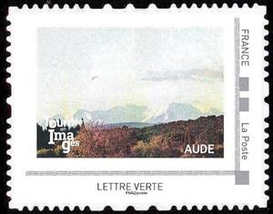 Stamp, Aude 4, Personalized and Private Mail Stamps,  , Landscapes
