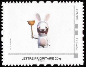 Stamp, Cretinous Rabbit, Personalized and Private Mail Stamps,  , Cartoons