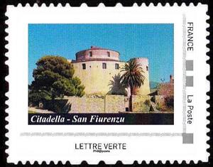 Stamp, Fortress, Citadella San Fiurenzu, Personalized and Private Mail Stamps,  , Buildings, Fortresses / Strongholds