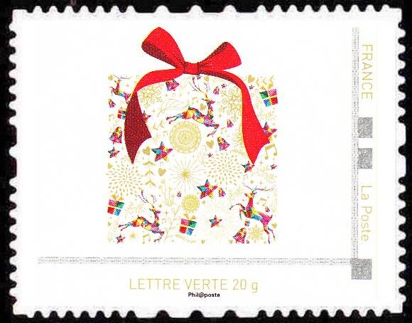 Gift tied with a red bow
