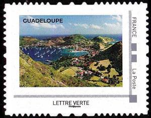 Stamp, Guadeloupe 1, Personalized and Private Mail Stamps,  , Coastal Areas, Islands, Landscapes