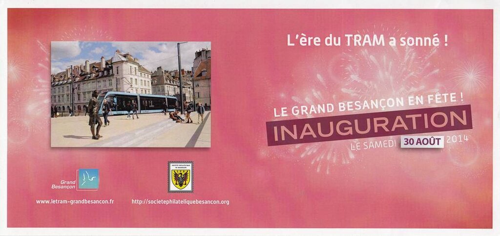 Inauguration. Grand Besancon Tramway