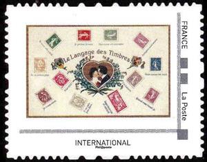 Stamp, Language of Stamps 2, Personalized and Private Mail Stamps,  , Stamps, Women