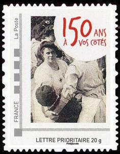 Stamp, Red Cross 150 years, Personalized and Private Mail Stamps,  , Anniversaries and Jubilees, Healthcare, Red Cross and Red Crescent, Women