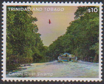 Stamp, Caroni River Swamp, Trinidad and Tobago,  , Landscapes