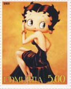 Stamp, Betty Boop, Cinderellas,  , Cartoons