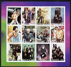 Mini Sheet, Legendary Bands, Cinderellas,  , Famous People, Musicians