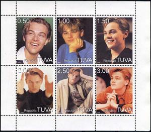 Mini Sheet, Leonardo di Caprio, Cinderellas,  , Actors, Famous People