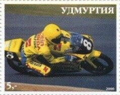 Stamp, Motorcycles, Cinderellas,  , Motorcycles