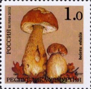 Stamp, Mushrooms, Cinderellas,  , Mushrooms